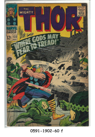 THOR #132 © September 1966 Marvel Comics